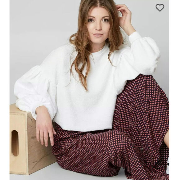 FREE PEOPLE SLEEVES LIKE THESE SWEATSHIRT, SIZE L - Picture 1 of 9